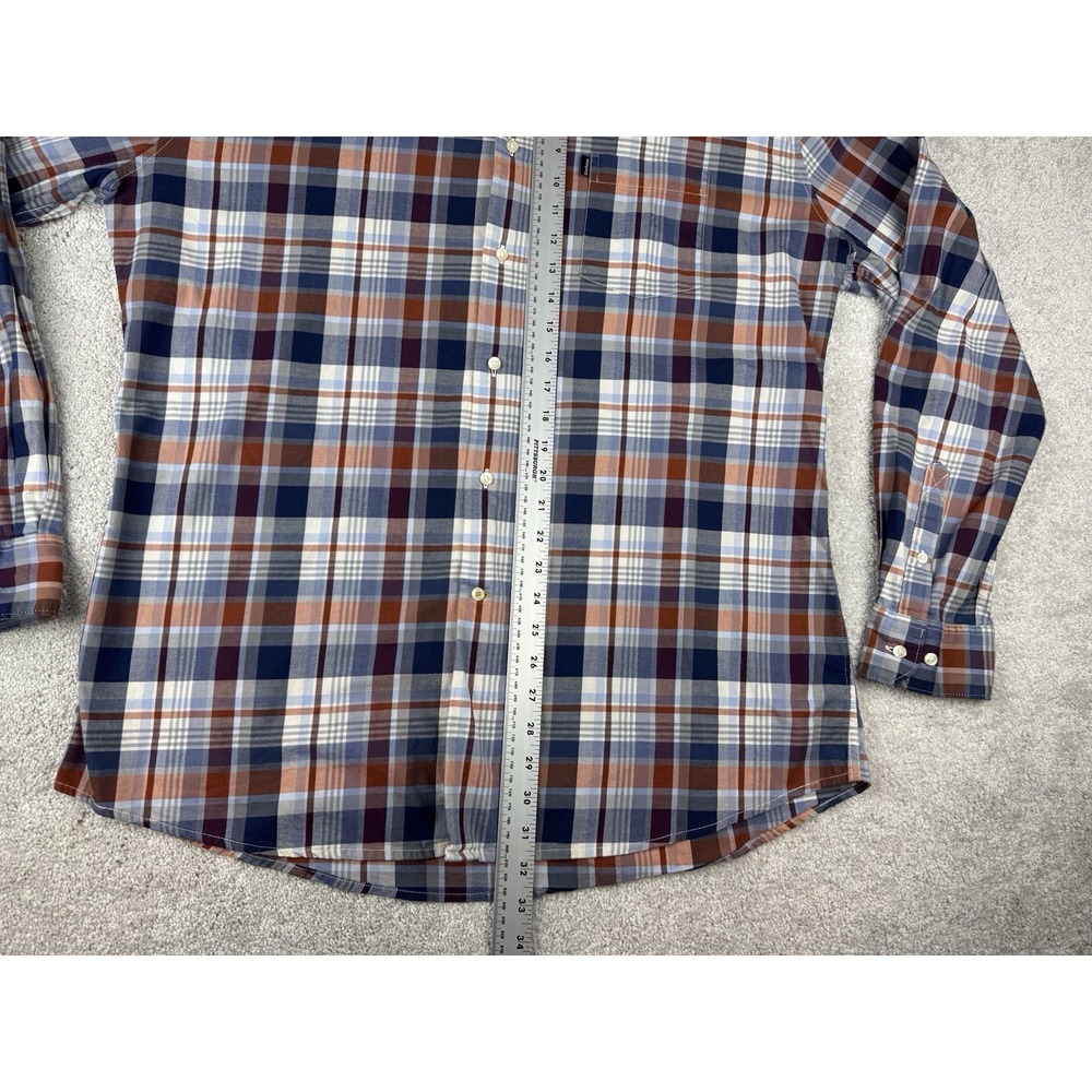 Barbour Plaid Button Down Shirt Blue Red White ~ Long Sleeve Mens XL ~ Pocket - Picture 13 of 16